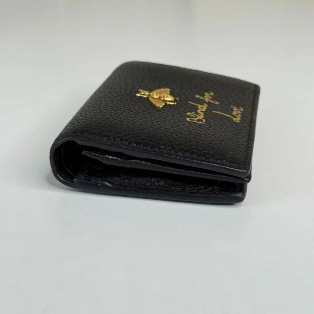 Gucci Black Bees Wallet